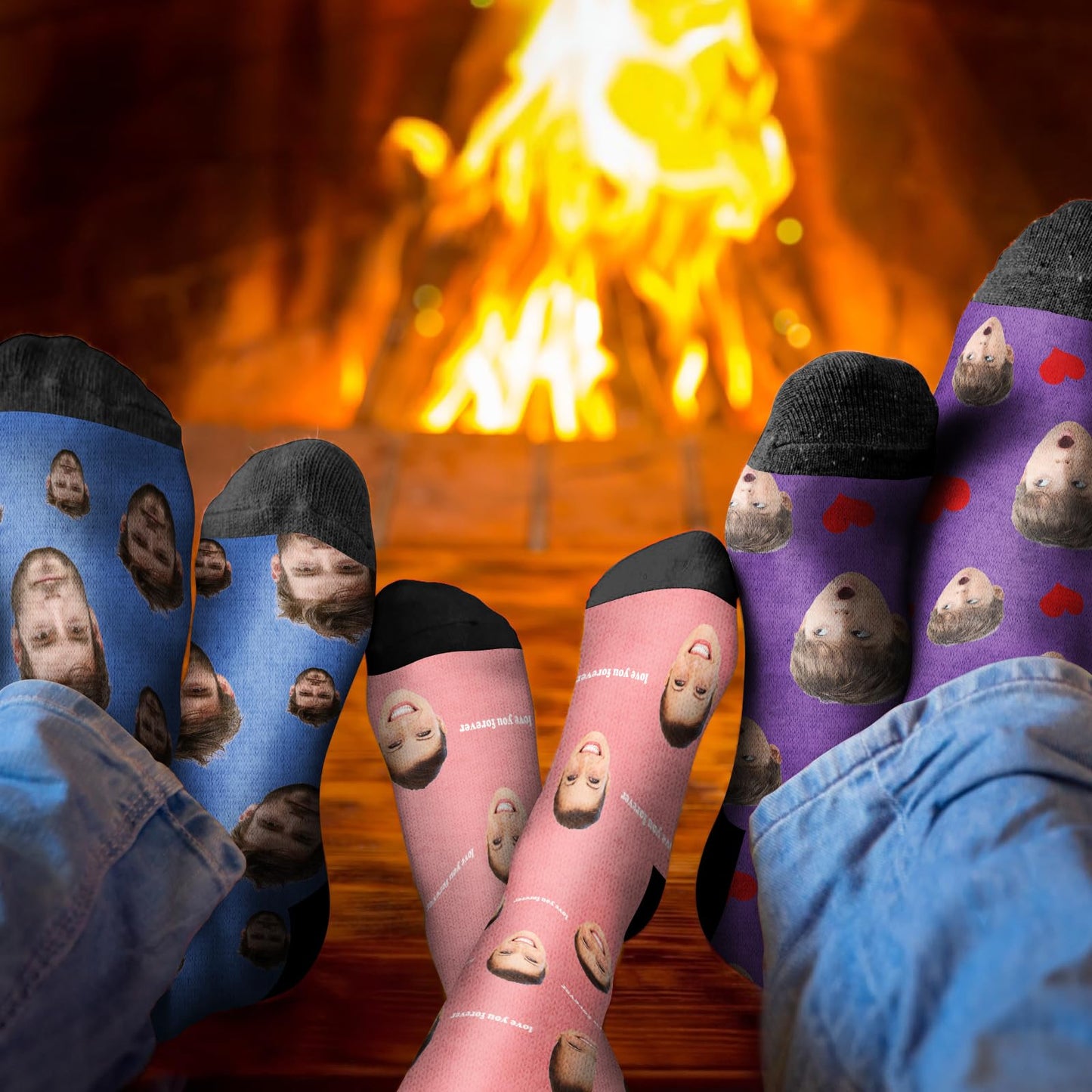 Personalized Socks with Photo Funny Socks Gifts for Men Women