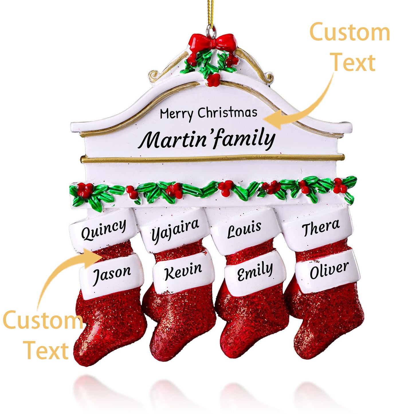 Personalized Christmas Ornaments Family