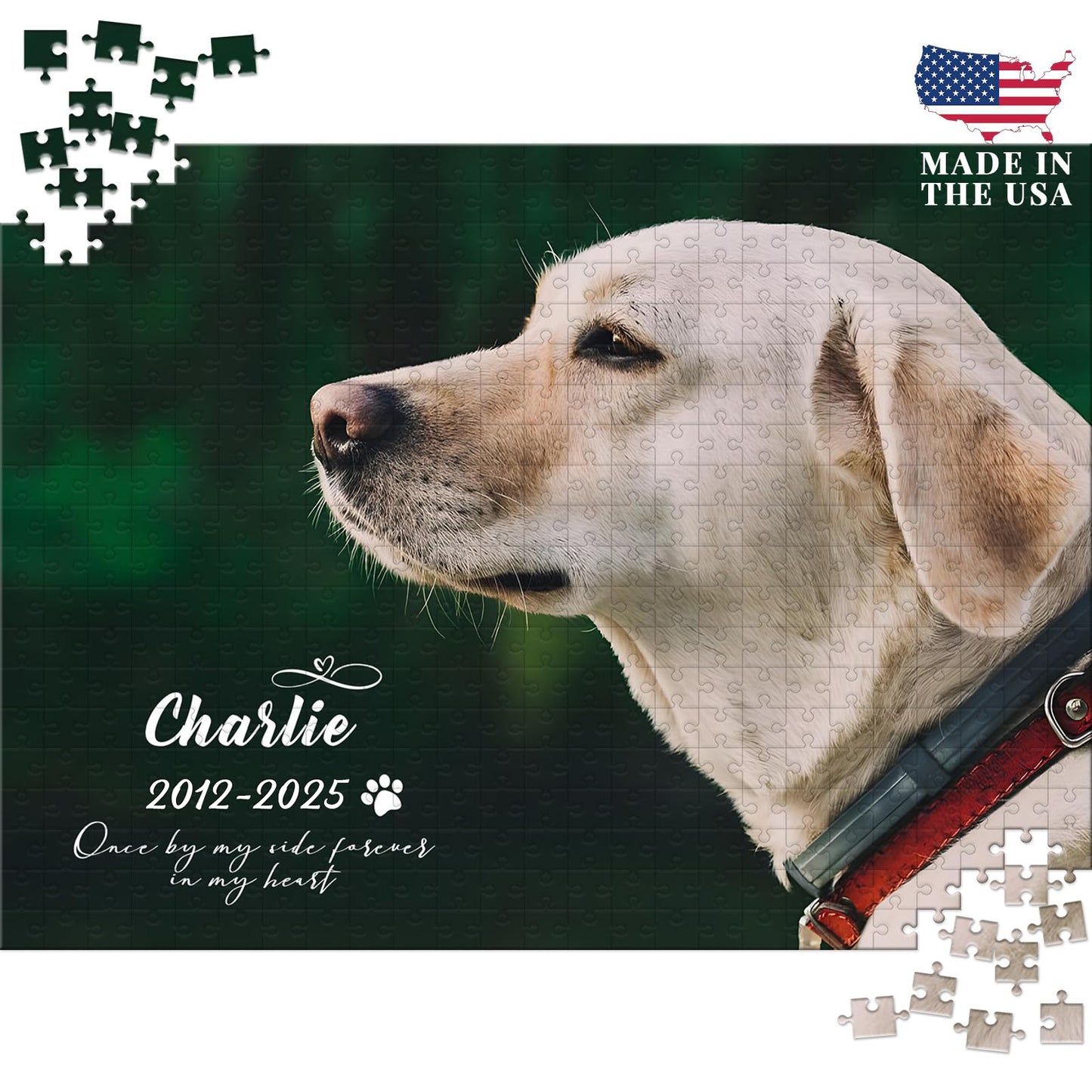 Custom Personalized Wooden Puzzle with Photo