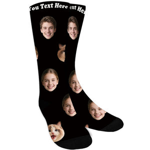 Christmas Stocking shown in a row, one per person, which is how these usually get bought