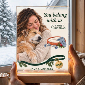 Personalized Pet Adoption Acrylic Plaque — product image 5