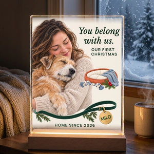 Personalized Pet Adoption Acrylic Plaque — product image 7