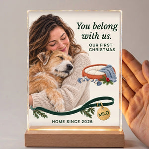 Personalized Pet Adoption Acrylic Plaque — product image 8