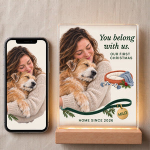 Personalized Pet Adoption Acrylic Plaque — product image 9