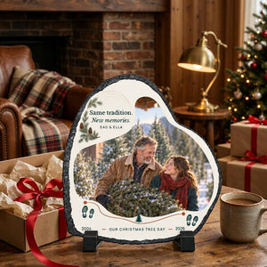 Personalized Slate Photo Plaque for Dad — product image 6