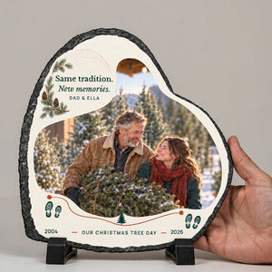 Personalized Slate Photo Plaque for Dad — product image 8