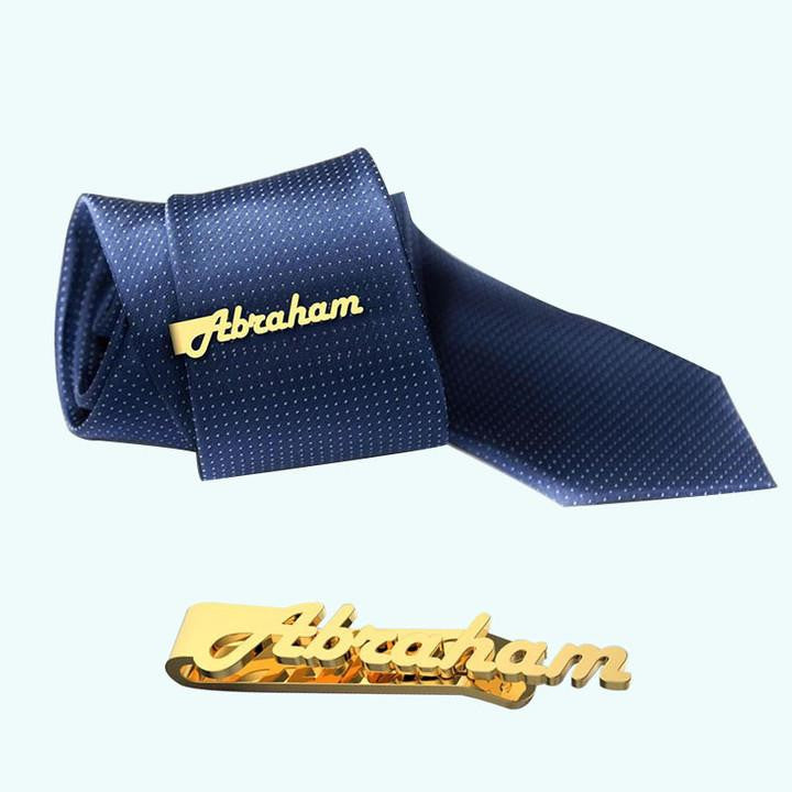 Customized Name Tie Clip for Men | Father's Day Gifts | Daddy Gifts