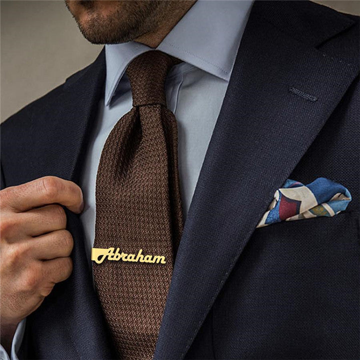 Customized Name Tie Clip for Men | Father's Day Gifts | Daddy Gifts