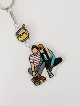 Custom Portrait Keychain - Anniversary Gift/Long Distance Friendship/Family Memories/Furfriends/Bridesmaids Gift