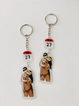 Custom Portrait Keychain - Anniversary Gift/Long Distance Friendship/Family Memories/Furfriends/Bridesmaids Gift