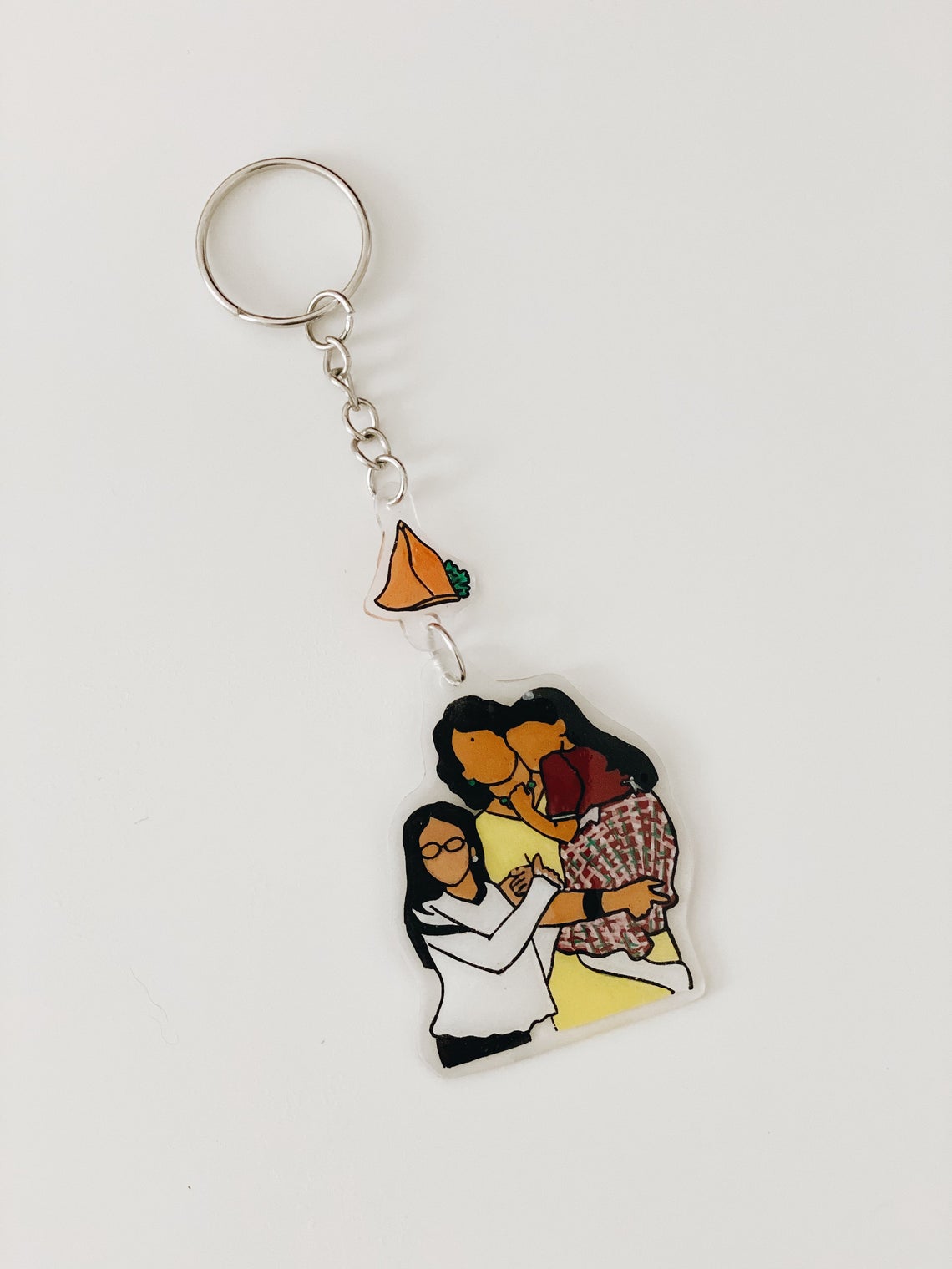 Custom Portrait Keychain - Anniversary Gift/Long Distance Friendship/Family Memories/Furfriends/Bridesmaids Gift