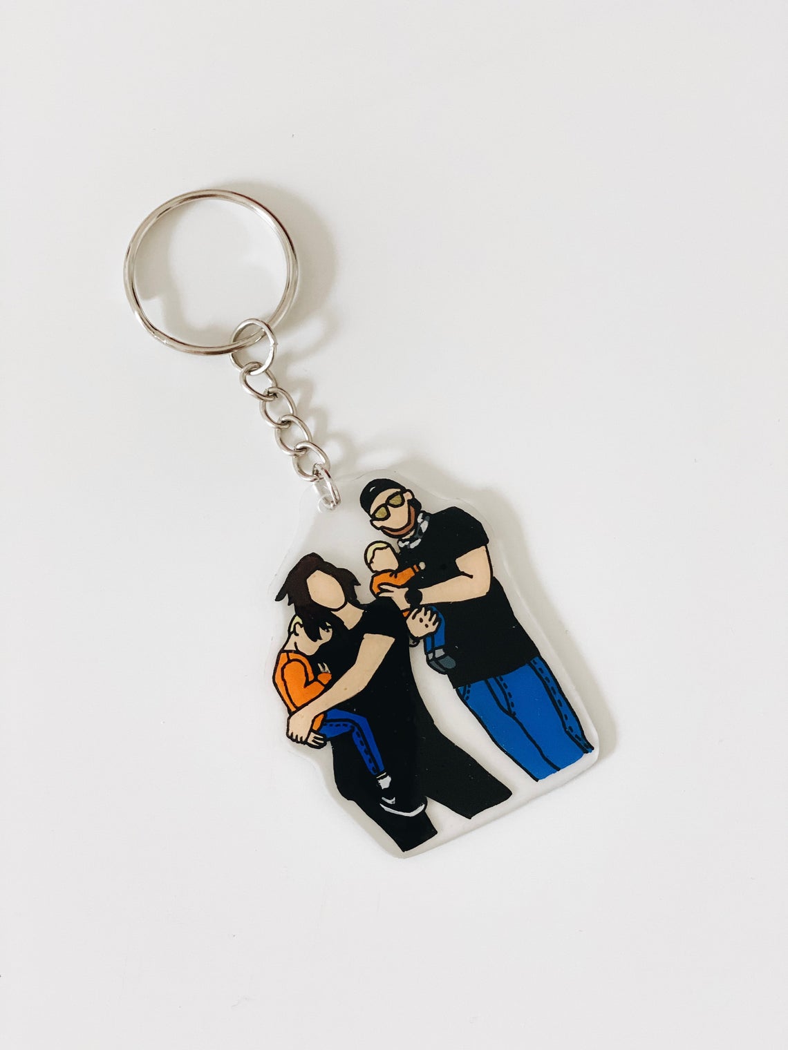 Custom Portrait Keychain - Anniversary Gift/Long Distance Friendship/Family Memories/Furfriends/Bridesmaids Gift
