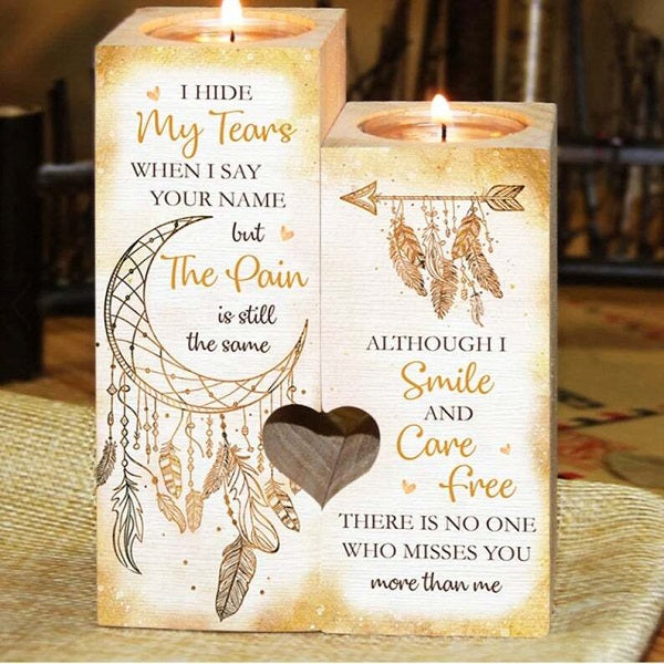 There Is No One Who Misses You More Than Me - Candle Holder