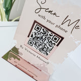 Personalized Business Social Media QR Code Sign