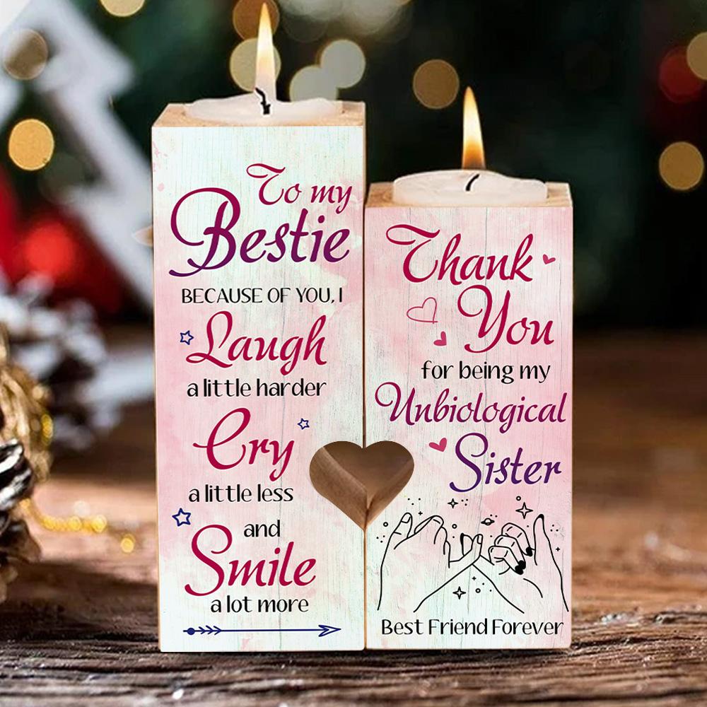 To My Bestie - Best Friend Forever - Candle Holder