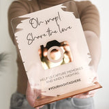 Personalized Wedding and Events Social Media Sign
