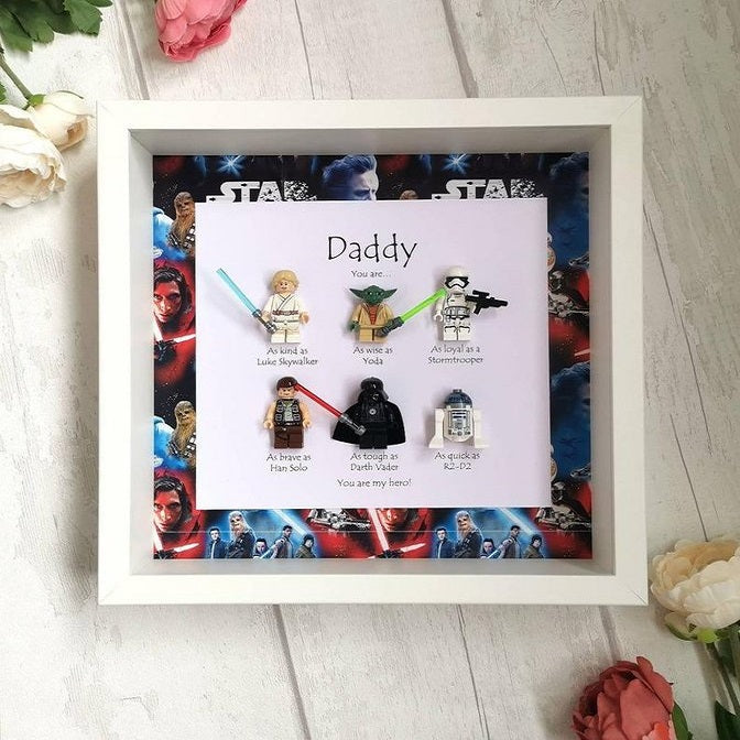 Customized Superhero Frame In Mind for Daddy Gift