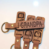Engraved Wood Keychain Gifts  | Father's Day Gift for Dad Grandpa Husband