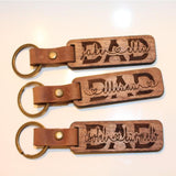 Engraved Wood Keychain Gifts  | Father's Day Gift for Dad Grandpa Husband