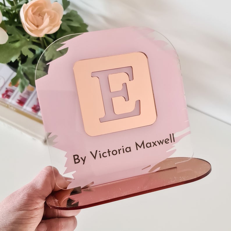 Personalized Etsy Business Social Media Sign