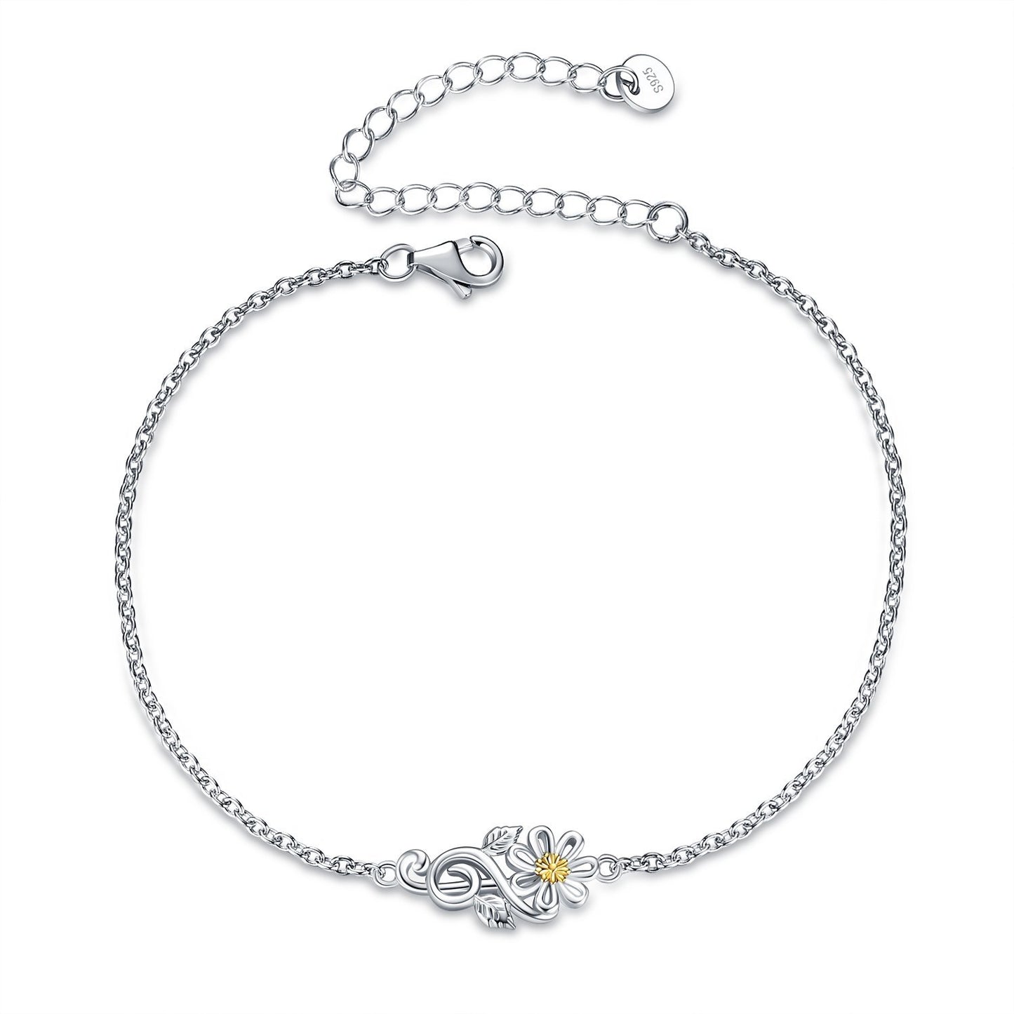 Sunflower Daisy Flower Bracelet