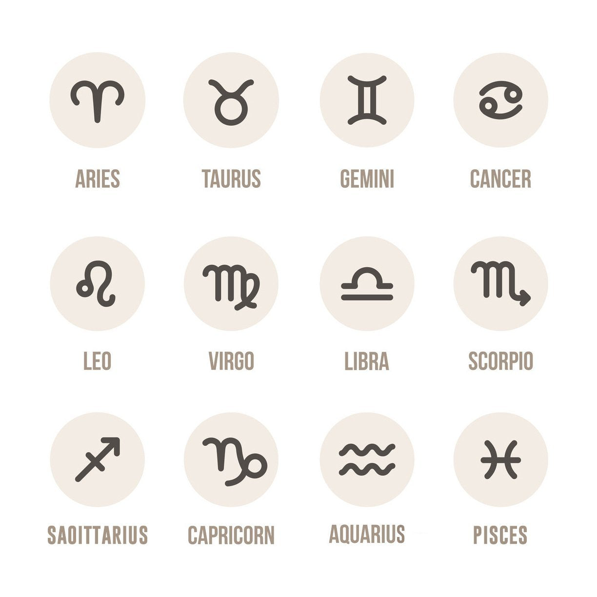 Customized Zodiac Sign Cuff Bracelet with Birthstone