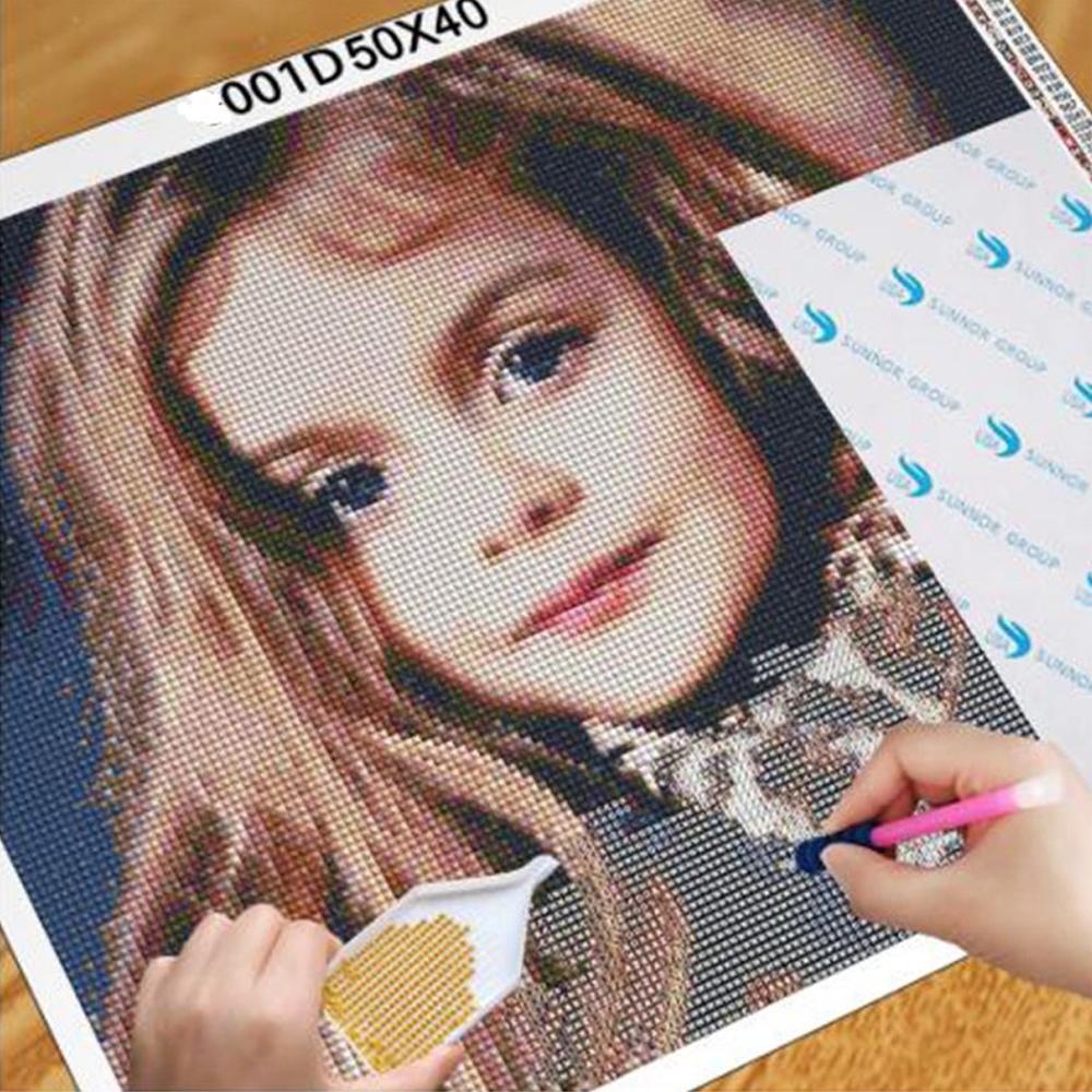 Custom Father & Daughter Photo Full Drill Diamond Painting