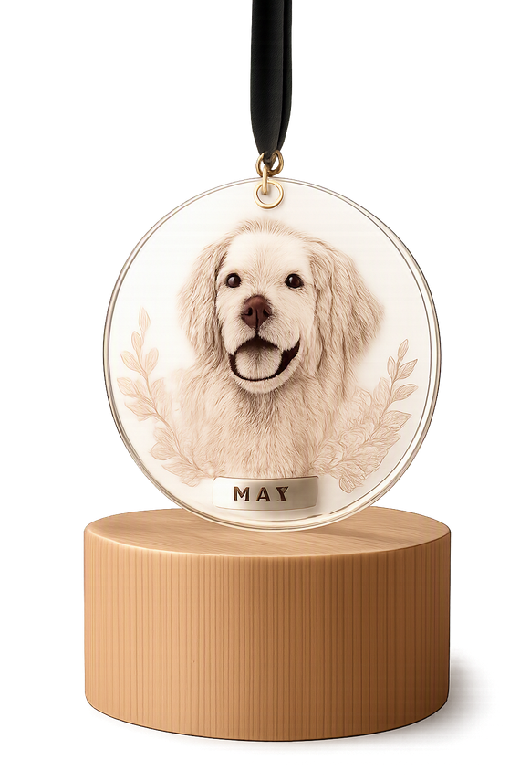 Pet Portrait Ornament